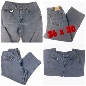 Lee Jeans Mens Boyfriend Grey 36x30 WPL6428